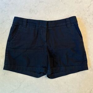J. Crew Navy Chino Shorts Sz 6